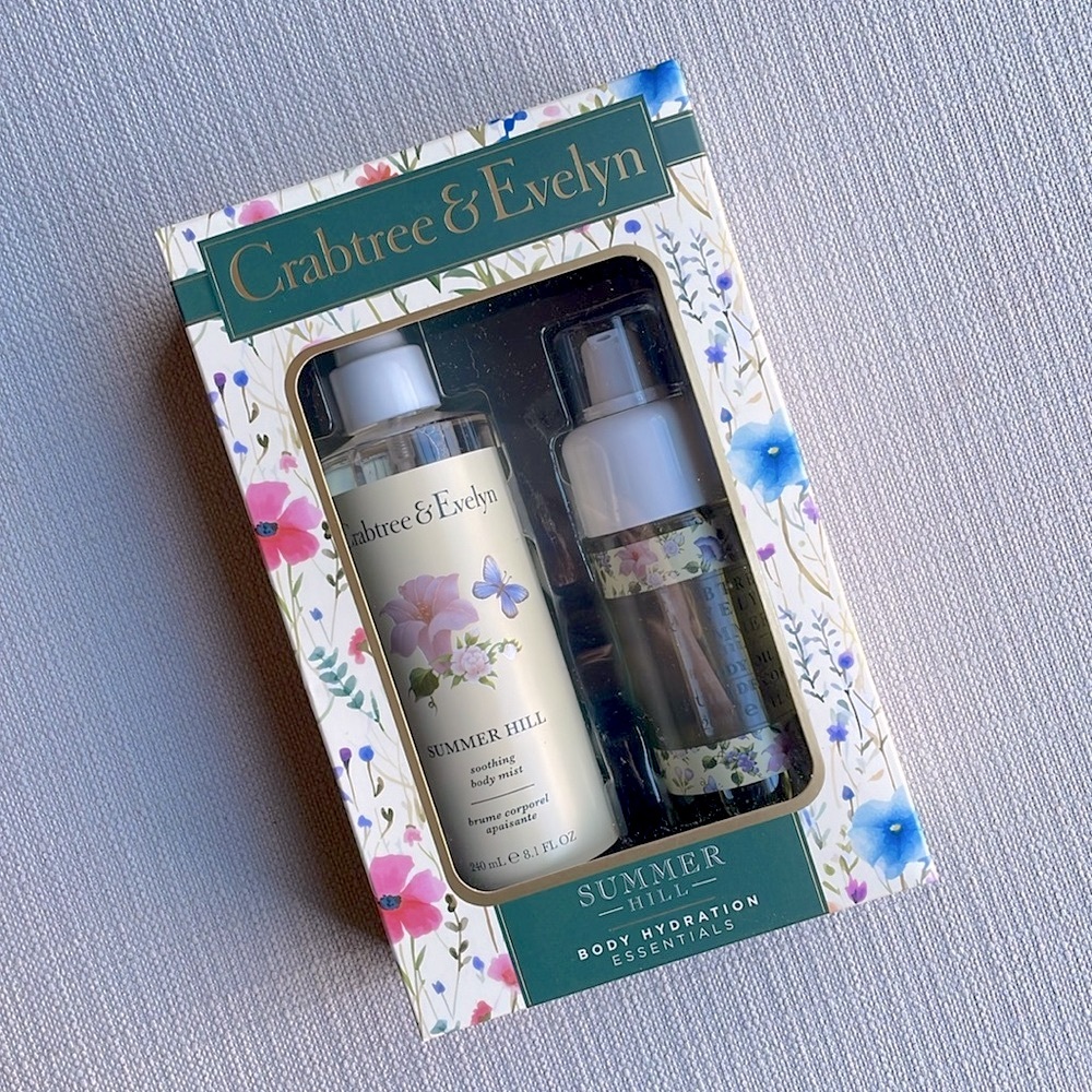 Crabtree & Evelyn SUMMER HILL body hydration essentials gift set